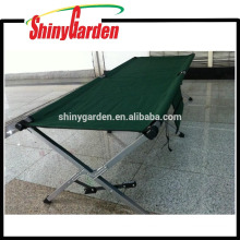 Amazon 600D cama plegable portátil para acampar w / Carring Bag ejército militar Senderismo médica cama para dormir cama hamaca cuna con cerradura